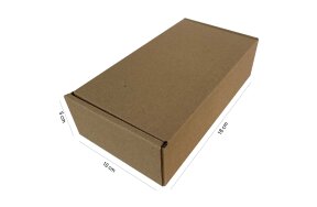 KRAFT CARDBOARD POSTAL BOXES 18X10X5cm SET/50